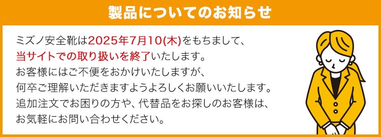 ミズノ 販売終了