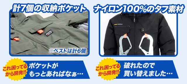春夏用]【当店限定】バートル UN001 エアークラフト ハイバック