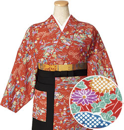 麻　着物　２枚セット＋１枚 セパレナ着物｜セパレートタイプ 二部式着物 – musubi-kyoto