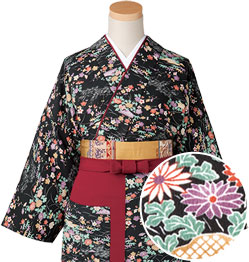 ブランドぷちぷり着物に友禅調の作り帯セット 楽天市場】(七五三最大20%OFF10/30迄)【Prices down2】七五三 帯