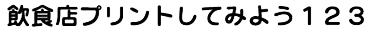 プリント書体P03