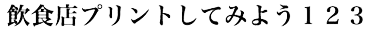 プリント書体P04