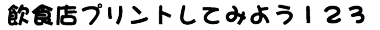 プリント書体P06