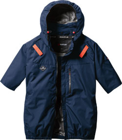 XXL AC2066 カモフラブラック　バートル 空調服　サイドファン　半袖 ② バートル 空調服 半袖 AC2066 XXL カモフラブラック サイド