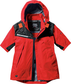 バートル　空調服　AC1196 XL 4つ穴加工品　半袖 バートル AC1196 [春夏用]エアークラフト ACフーディ半袖