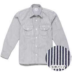 通年]Leeメンズワーク長袖シャツ[男性用](34-LWS46001) | 株式