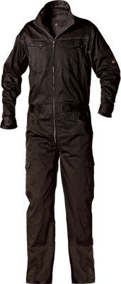 名入れ刺繍 ストレッチ ツナギ K510 チャコールグレー L 3着 