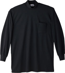 再入荷アイテム 春夏用]長袖ハイネックシャツ[春夏向け・胸ポケット有り][返品 財布・ケース・小物入れ