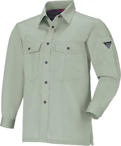 RBS◆22AW/バックプリーツベストセット/長袖シャツ/WHT/61-11-1680-111 秋冬用]プリーツロンミニハイブリット長袖シャツ(02-1273