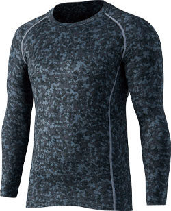 秋冬用]BODY TOUGHNESS パワーストレッチ クルーネックシャツ(B0