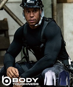 春夏用]BODY TOUGHNESS 冷感消臭パワーストレッチ長袖ハイネック