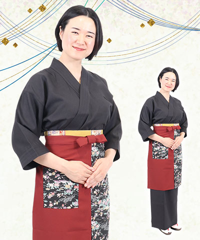 品と華やかさのある黒style