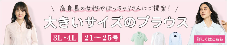 大きいサイズのブラウス