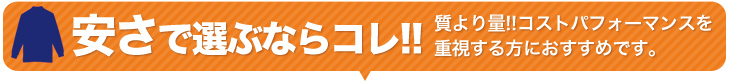 安さで選ぶならこのポロシャツ!